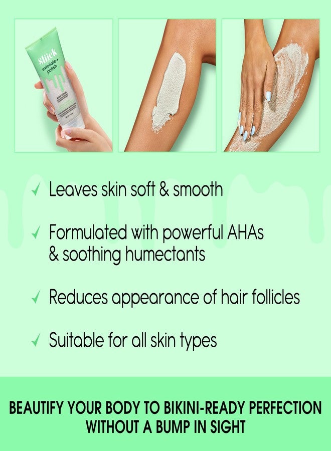 Sliick Exfoliate and Polish Body Scrub, Infused with Pumice and Glycolic Acid, 7 oz - Image 4